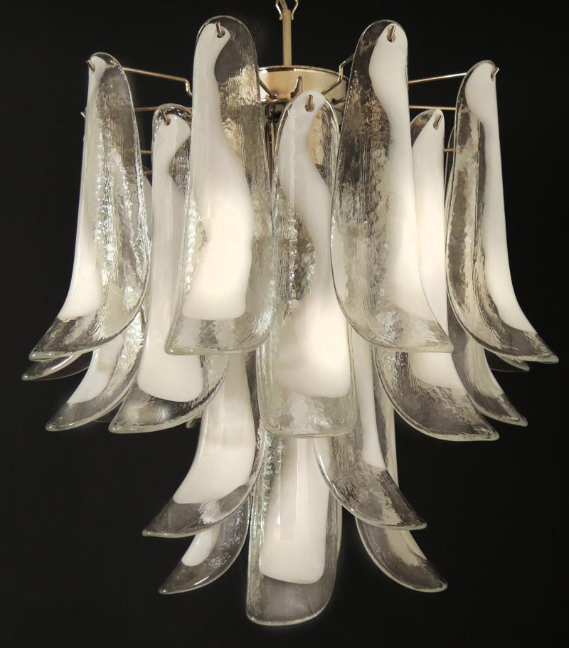 Italian Petal Chandeliers, Murano For Sale 6