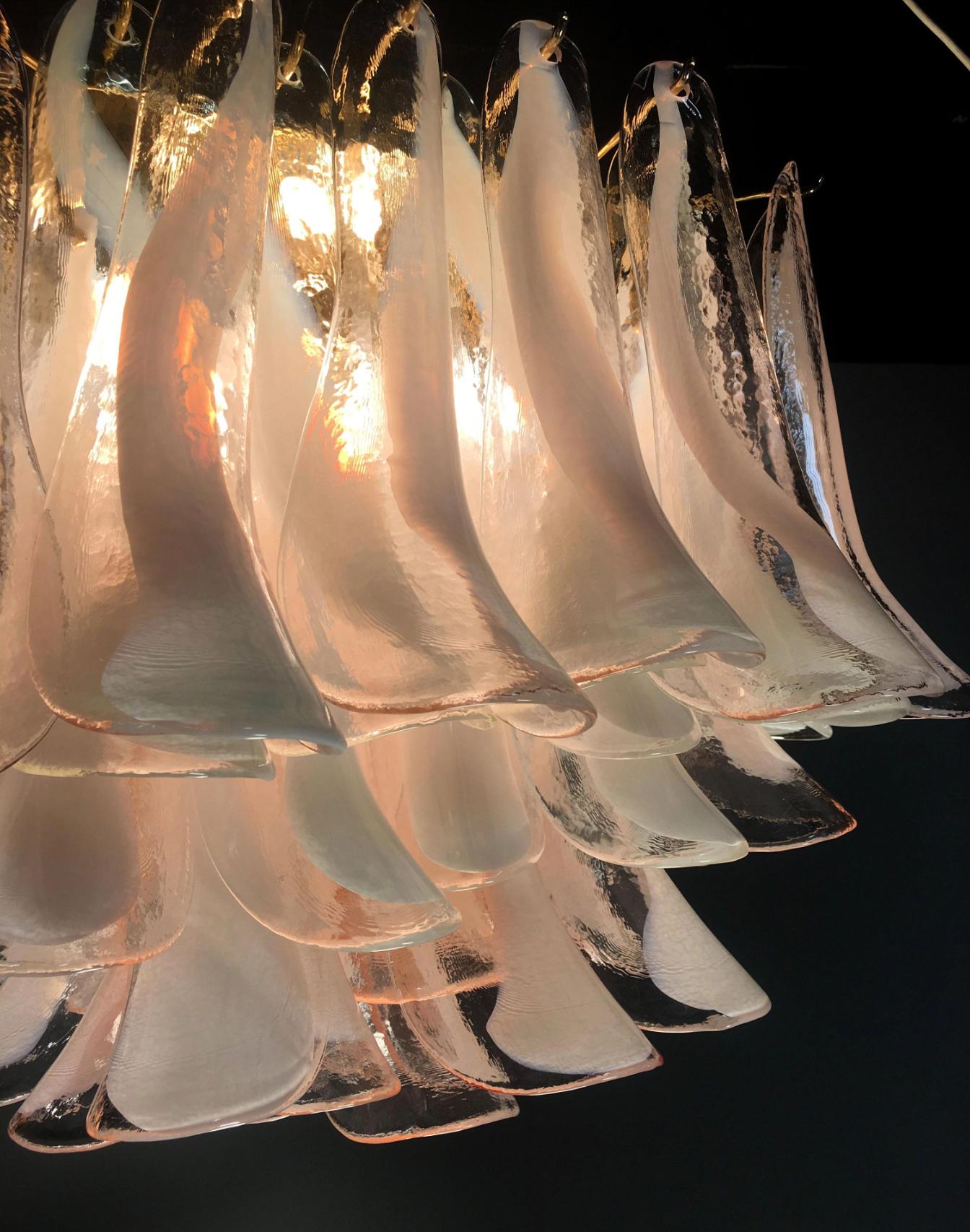 Lampadario a petali italiano, Murano in vendita 6