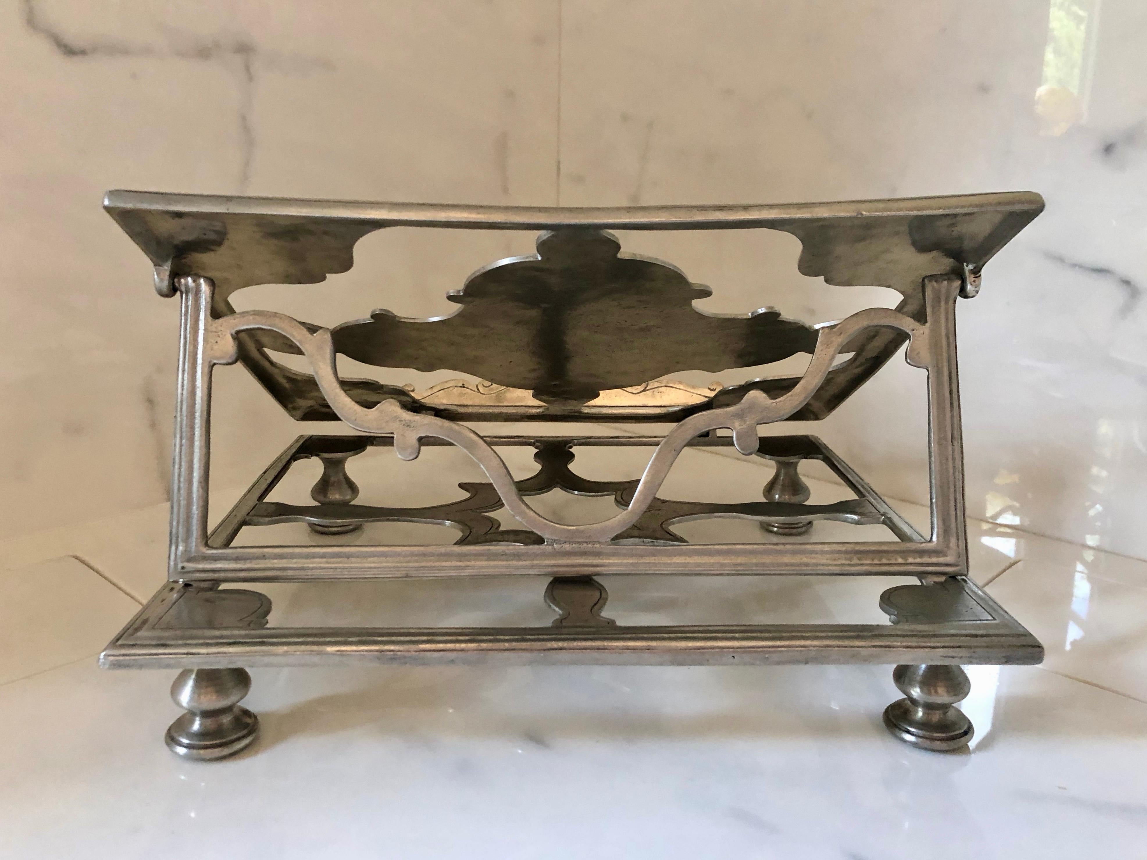 Italian Pewter Book Stand by Match 2
