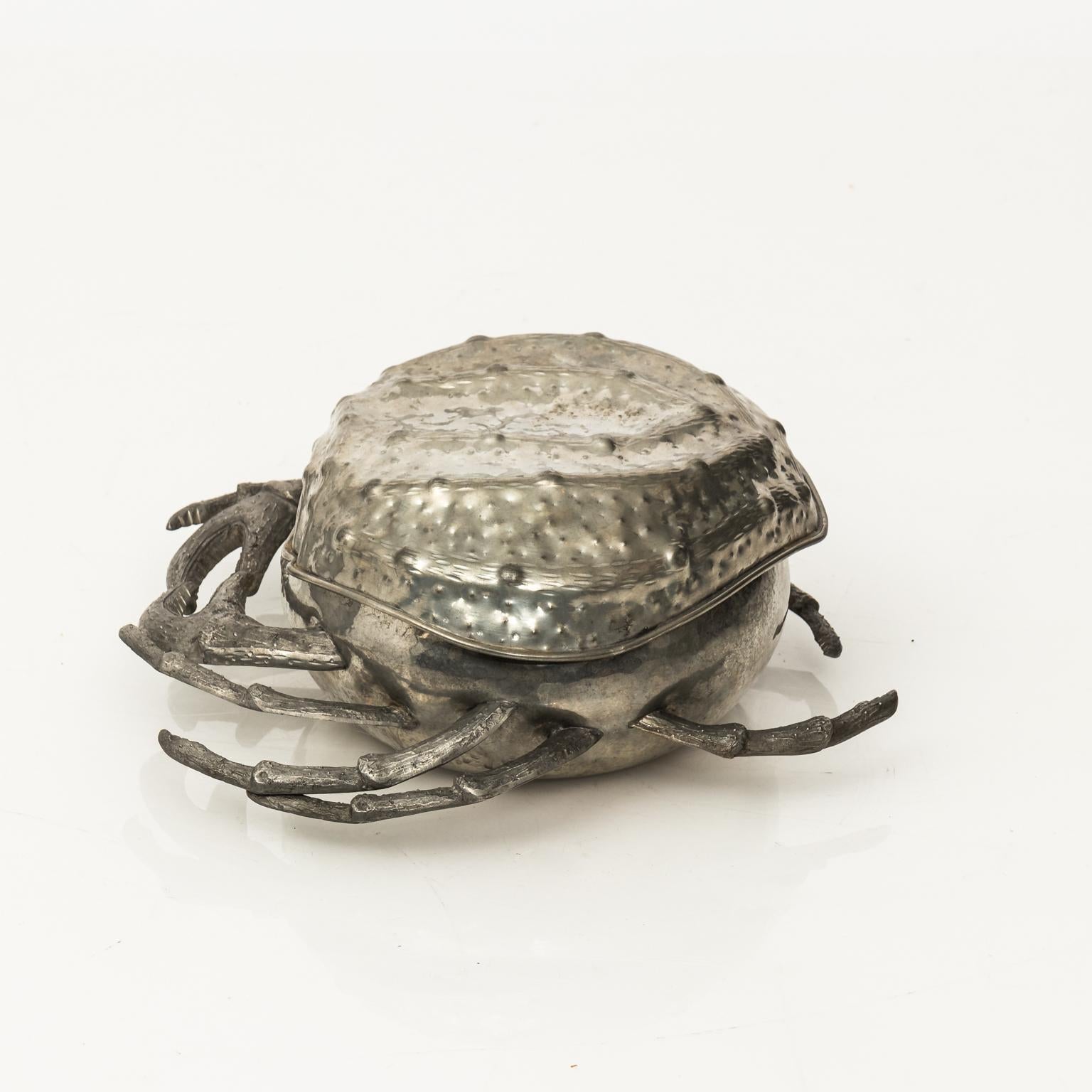 Italian Pewter Crab 7