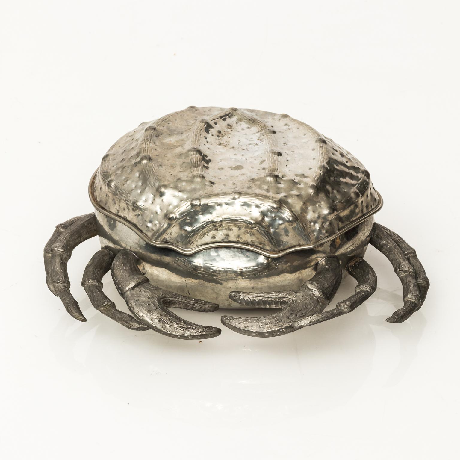 Italian Pewter Crab 1