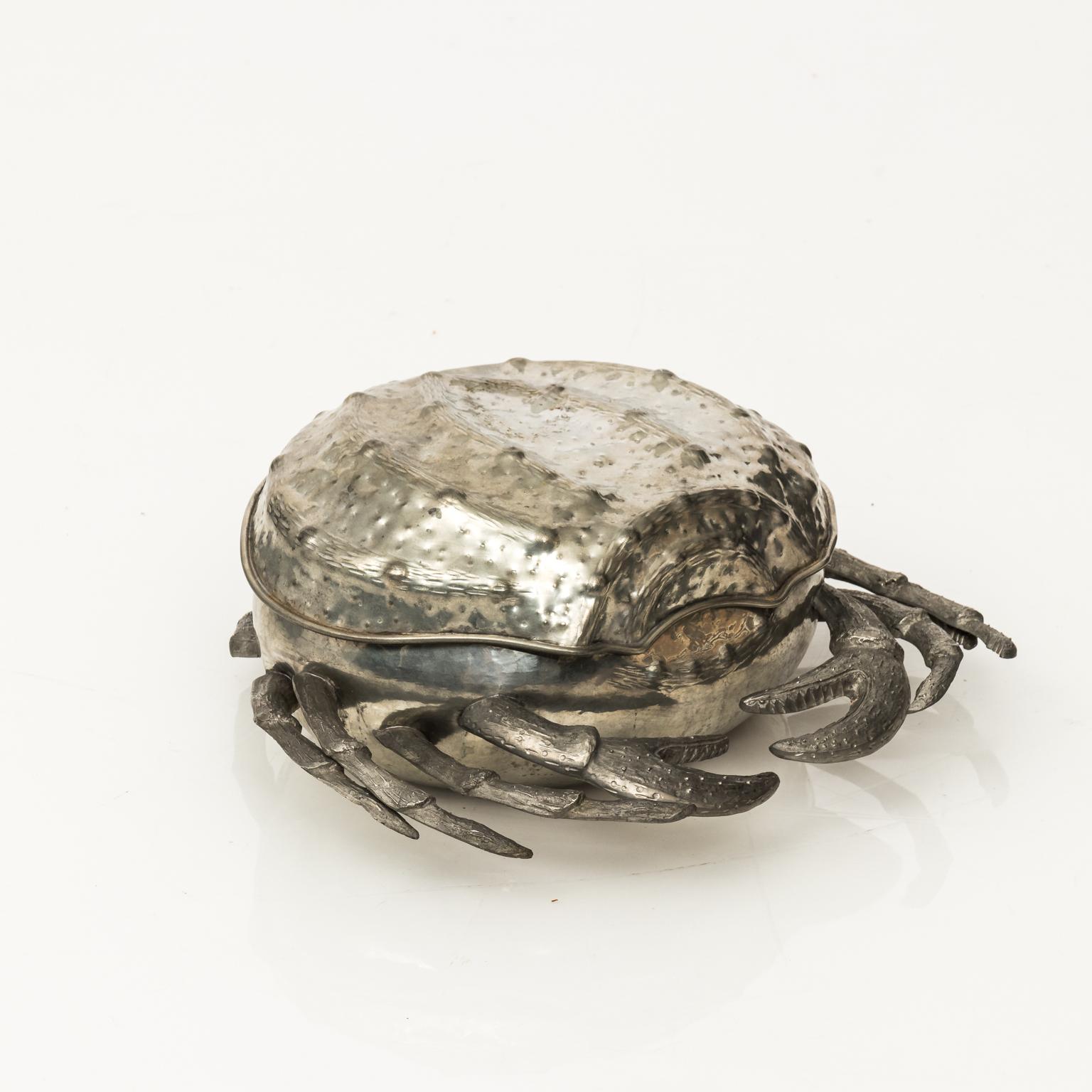 Italian Pewter Crab 2