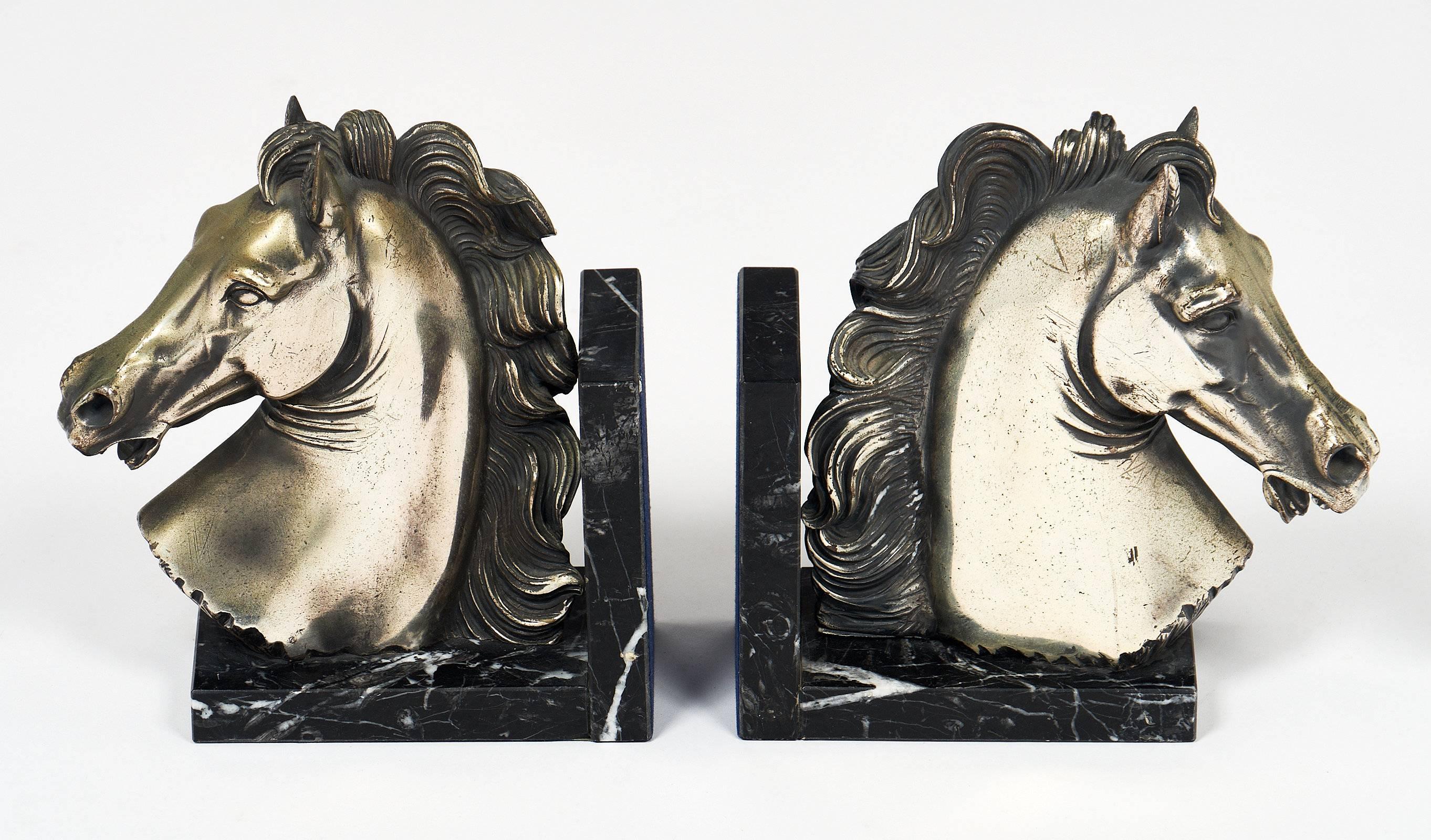 pewter bookends