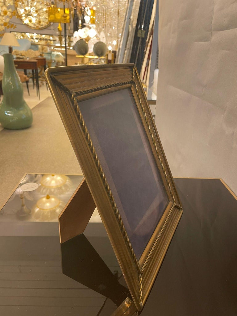 Italian Picture Frame in Brass, Italy, 1960 For Sale at 1stDibs