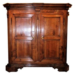 Italian, Piemonte, Monumental 17th Century Walnut Credenza