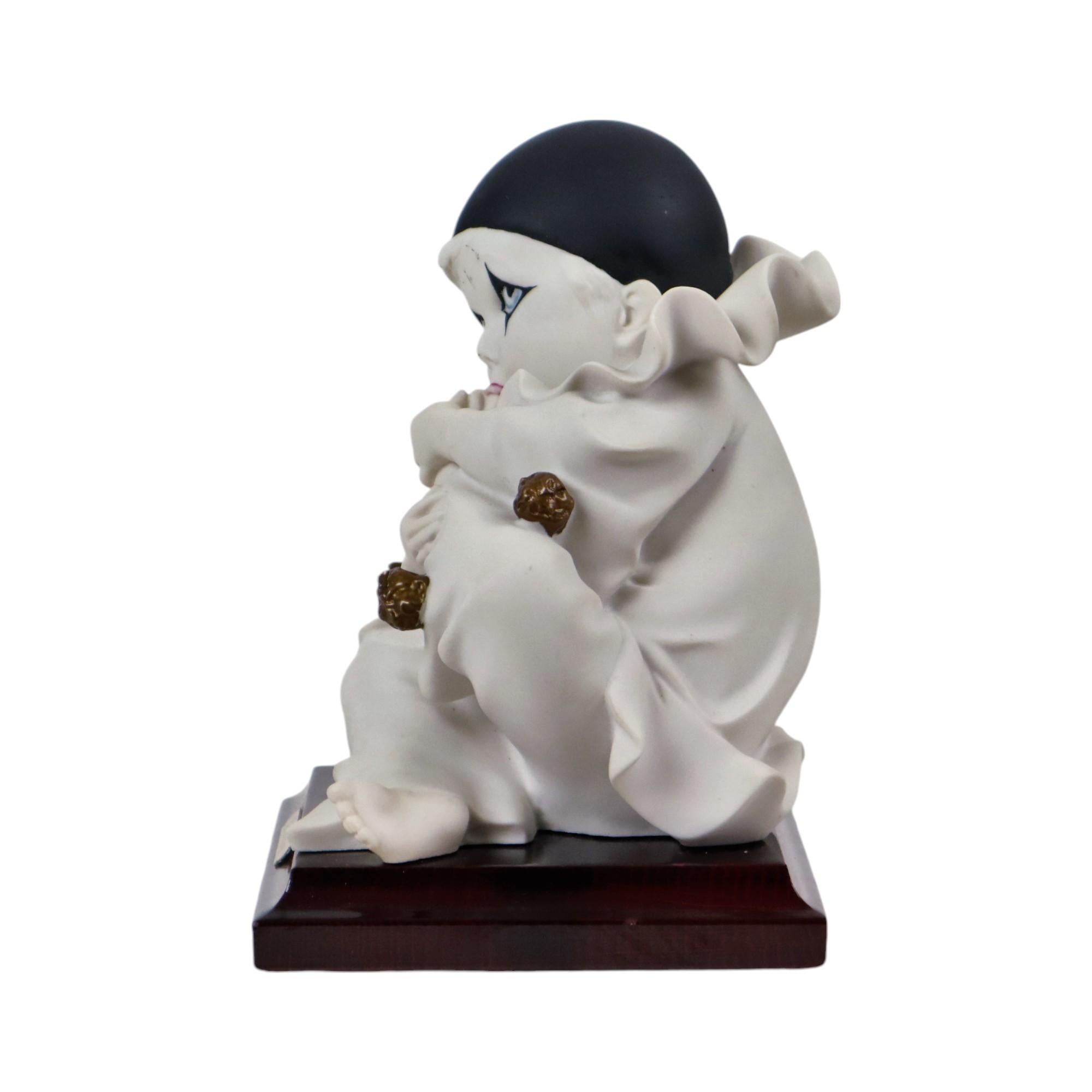 Résine Figurine italienne perroquet à la pointe de la jambe G. Armani Capodimonte en vente