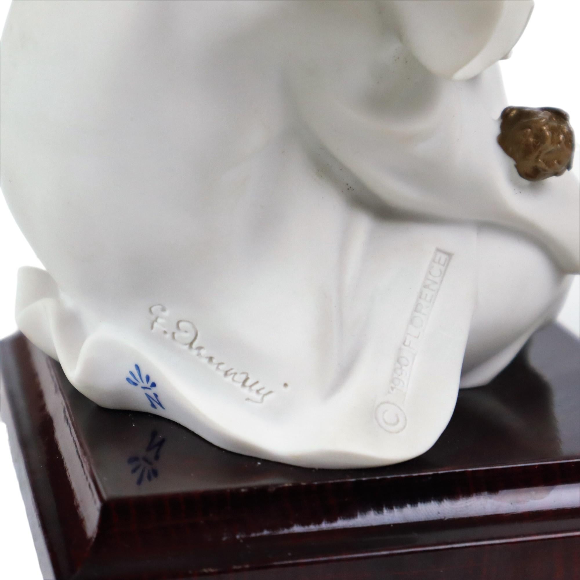 Figurine italienne perroquet à la pointe de la jambe G. Armani Capodimonte en vente 3