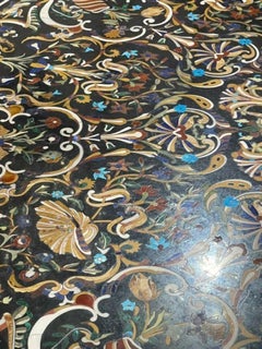 Italian Pietra Dura Inlaid Marble Center Table
