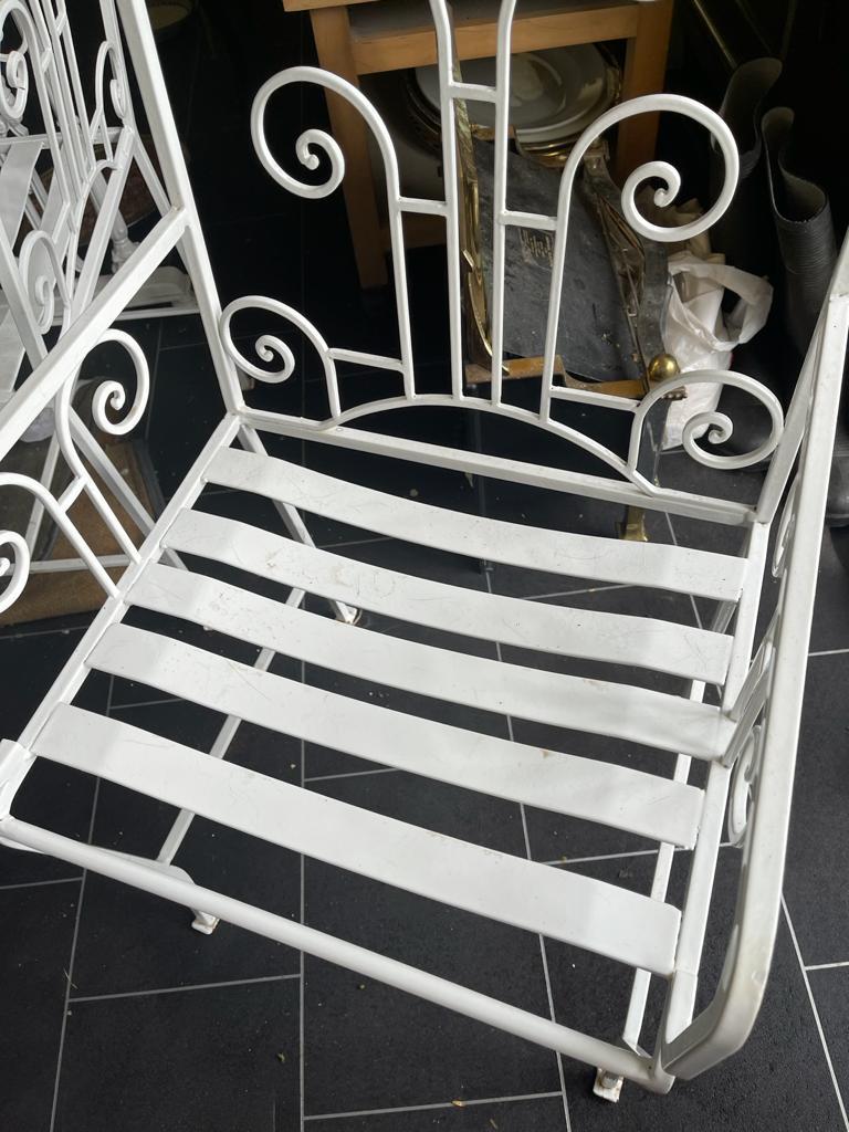 Table centrale italienne en marbre Pietra Dura avec six chaises en vente 8