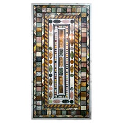 Italian Pietra Dura Rectangular 10-Seat Dining Neoclassical Table Top