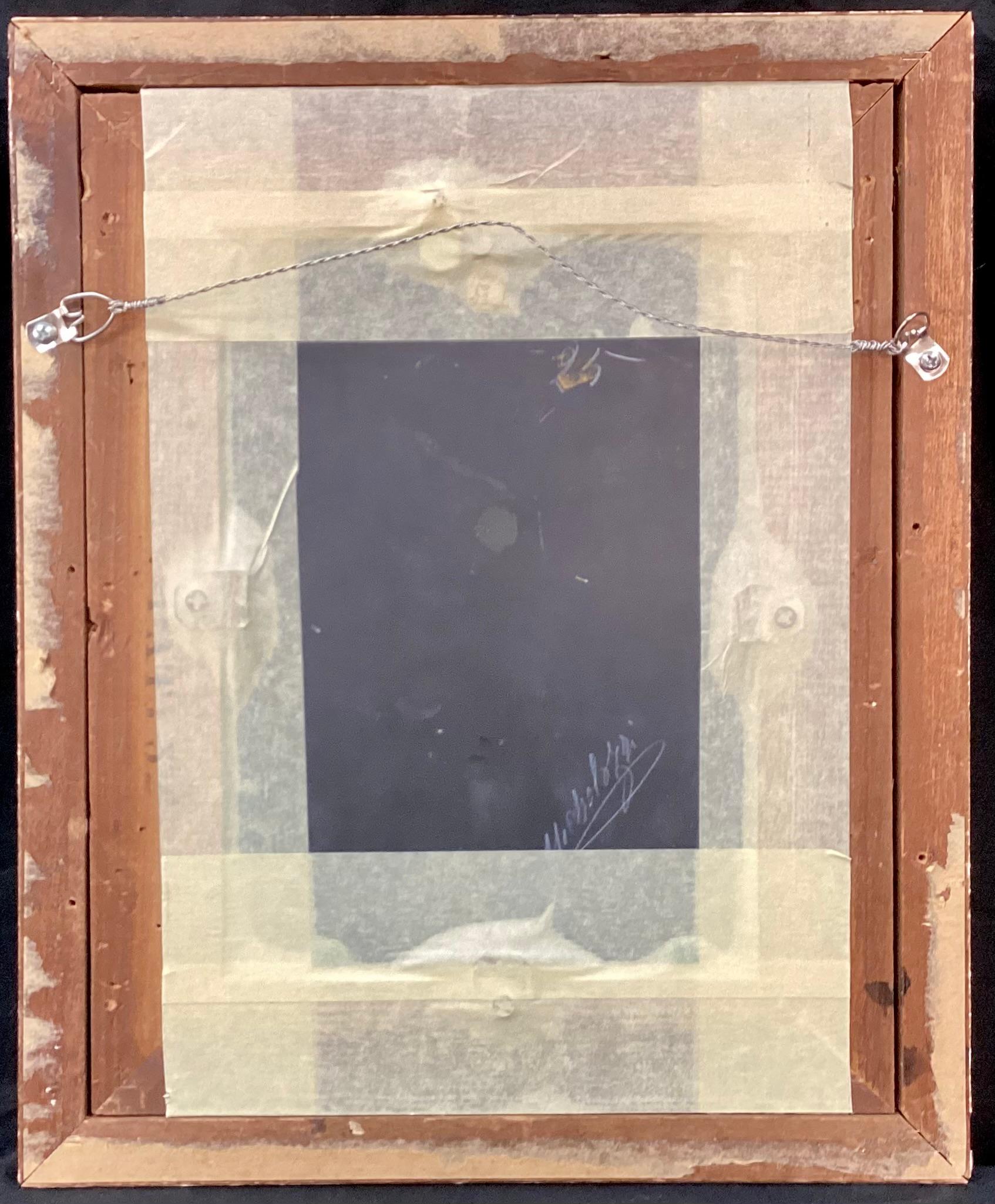 Italian Pietra Dura Stone Plaque Framed For Sale 2
