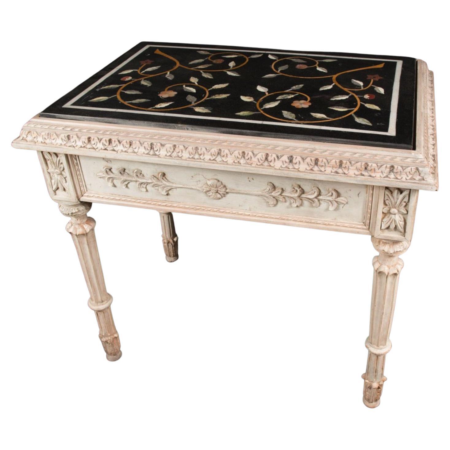 Tavolo italiano in pietra dura, XIX secolo
