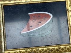 Italian Pietra Dura Watermelon Mosaic