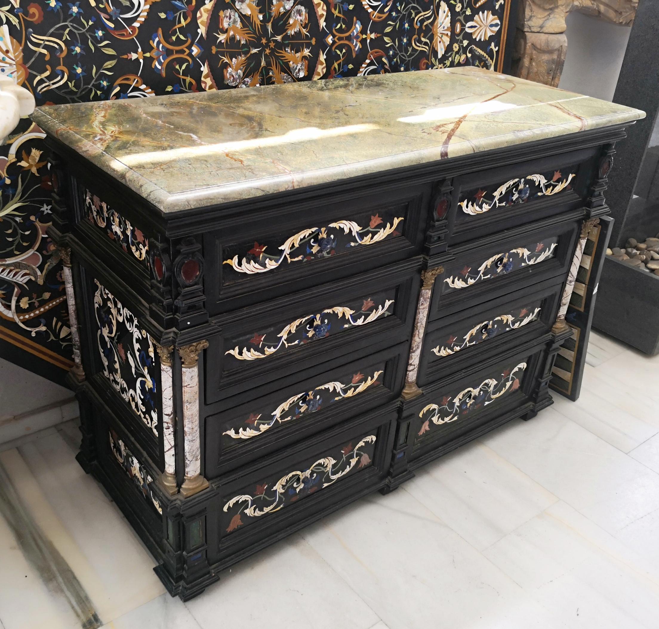 mosaic chest of drawers