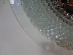 Miroir rond convexe attribué à Pietro Chiesa pour Fontana Arte, Italie