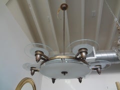Italian Pietro Chiesa for Fontana Arte Inspired Chandelier