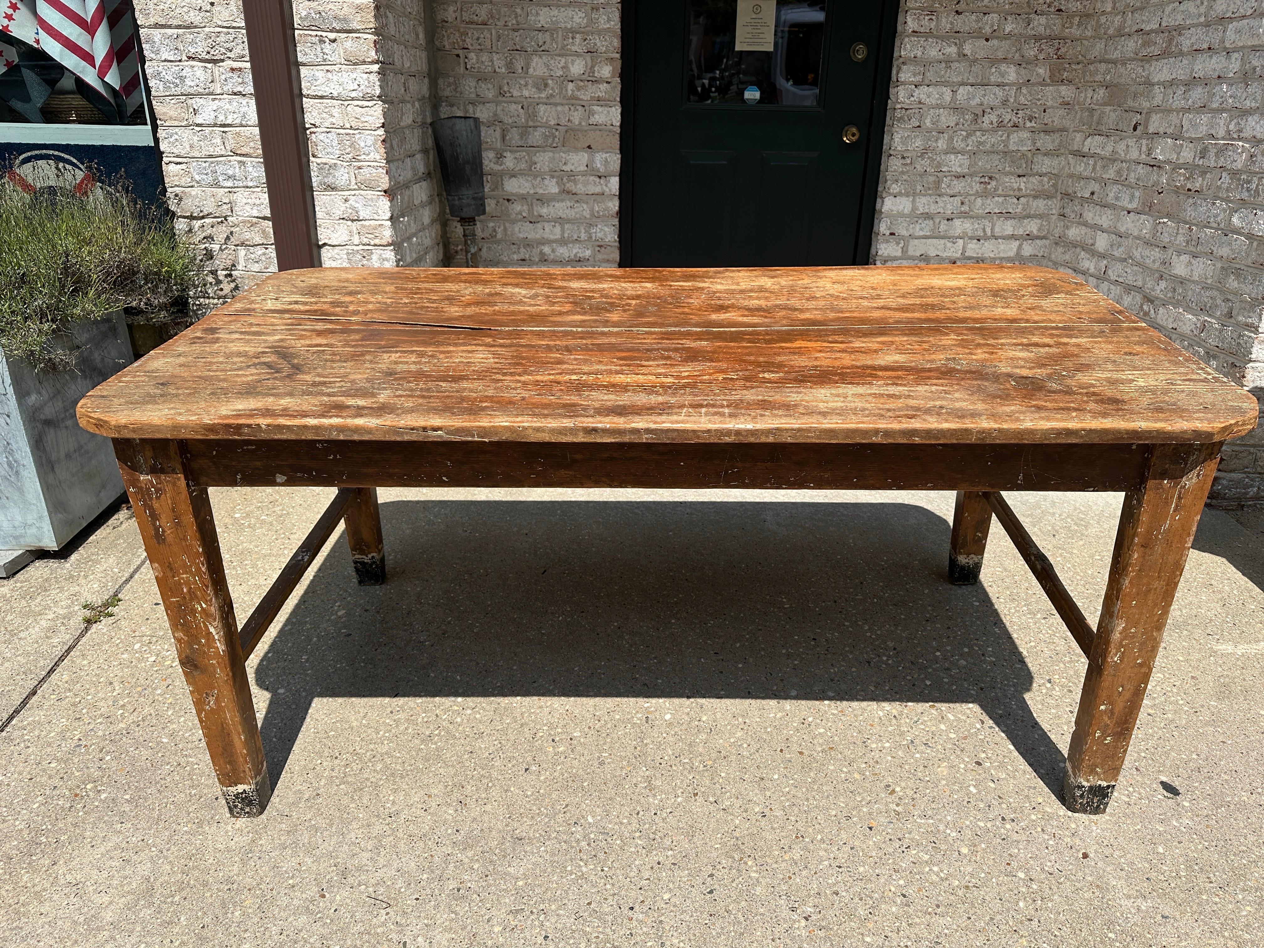 Italian Pine Primitive Farm Table 7