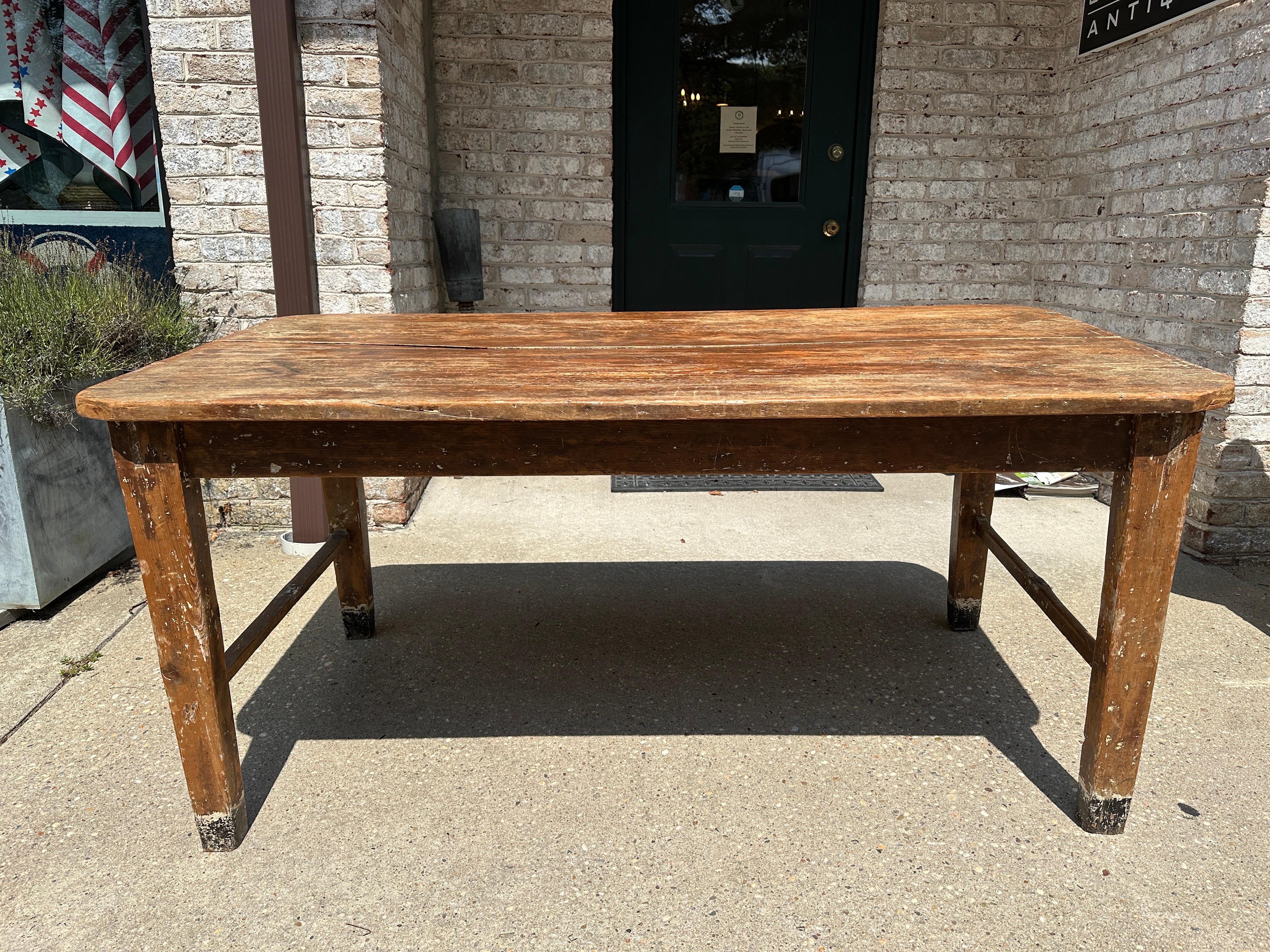 Italian Pine Primitive Farm Table 1