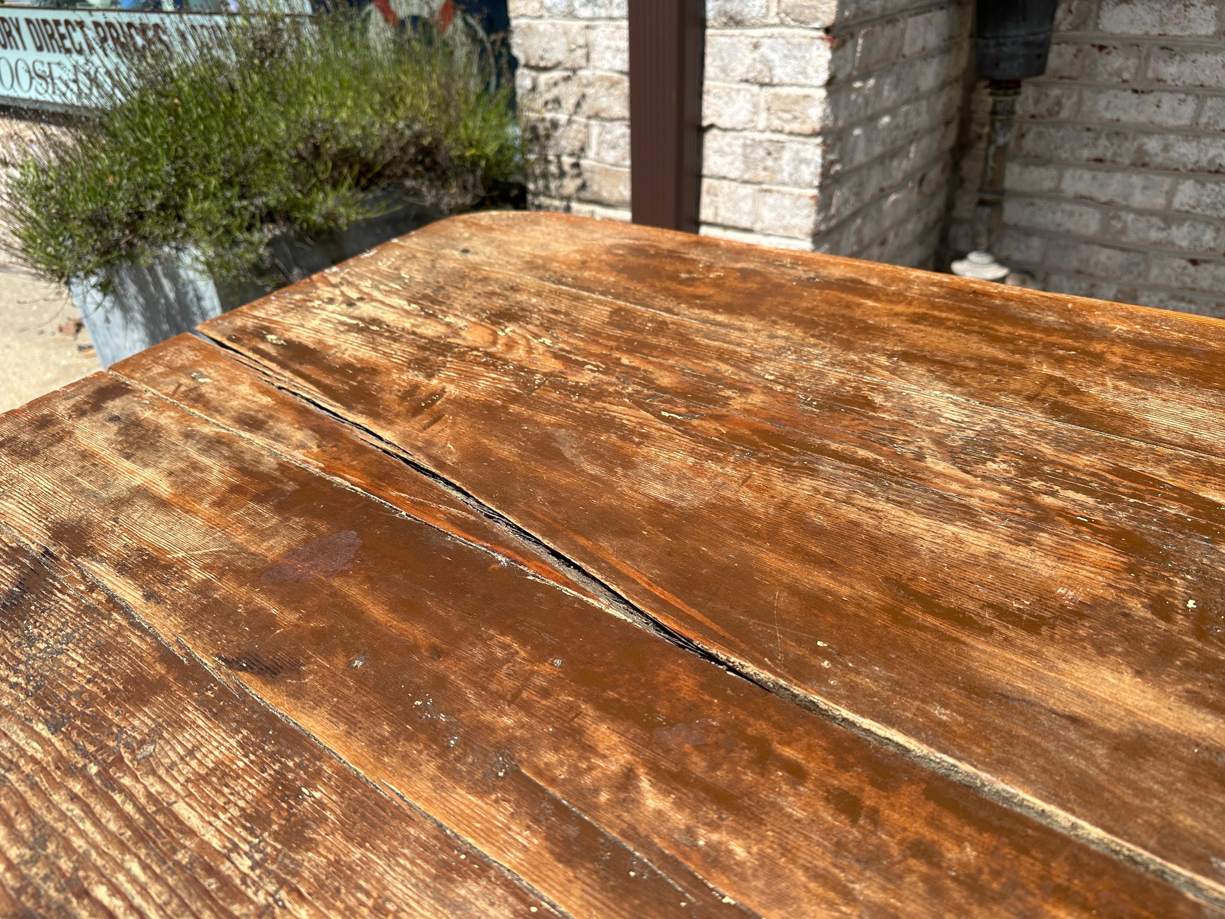 Italian Pine Primitive Farm Table 2