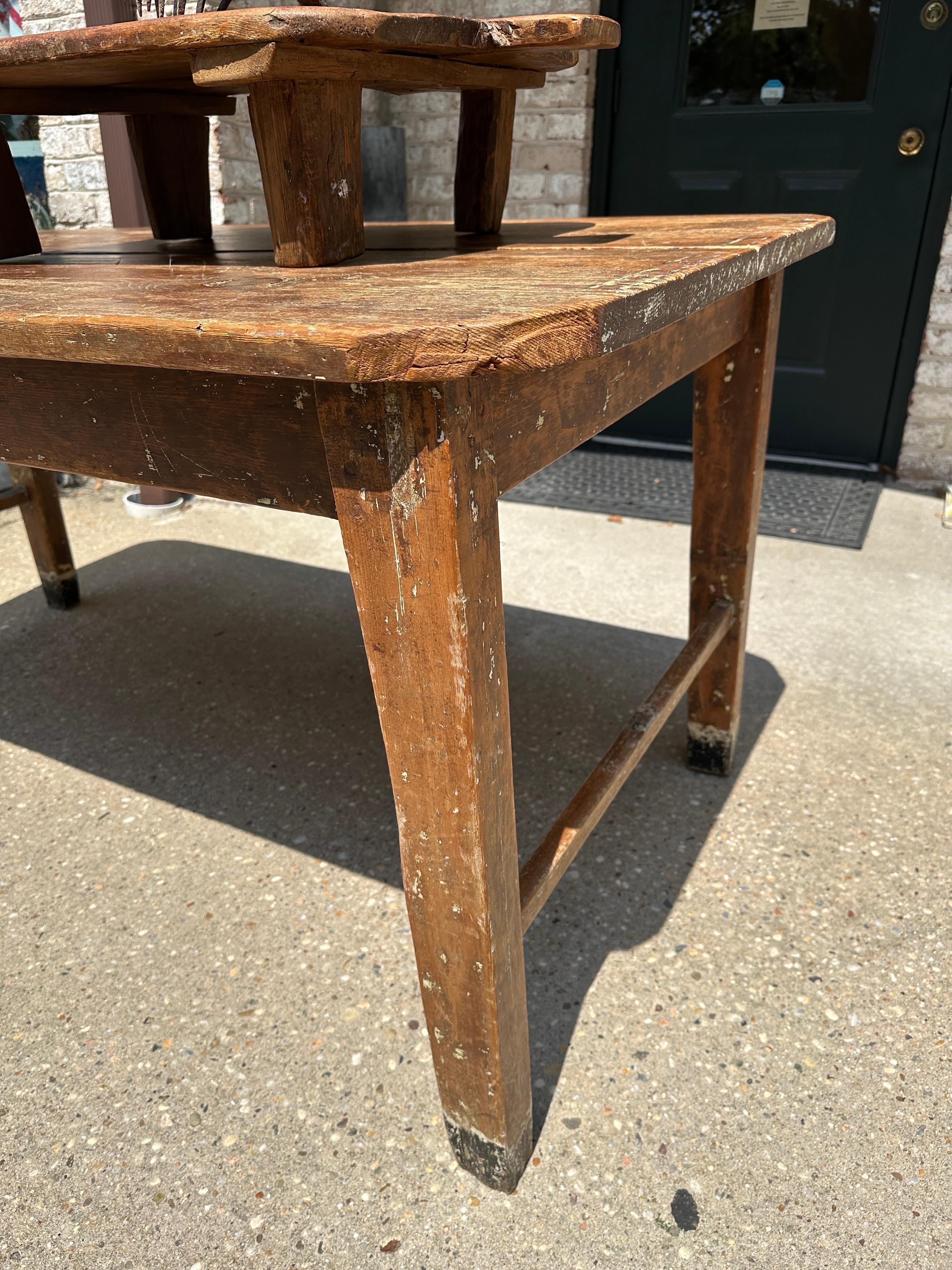 Italian Pine Primitive Farm Table 3