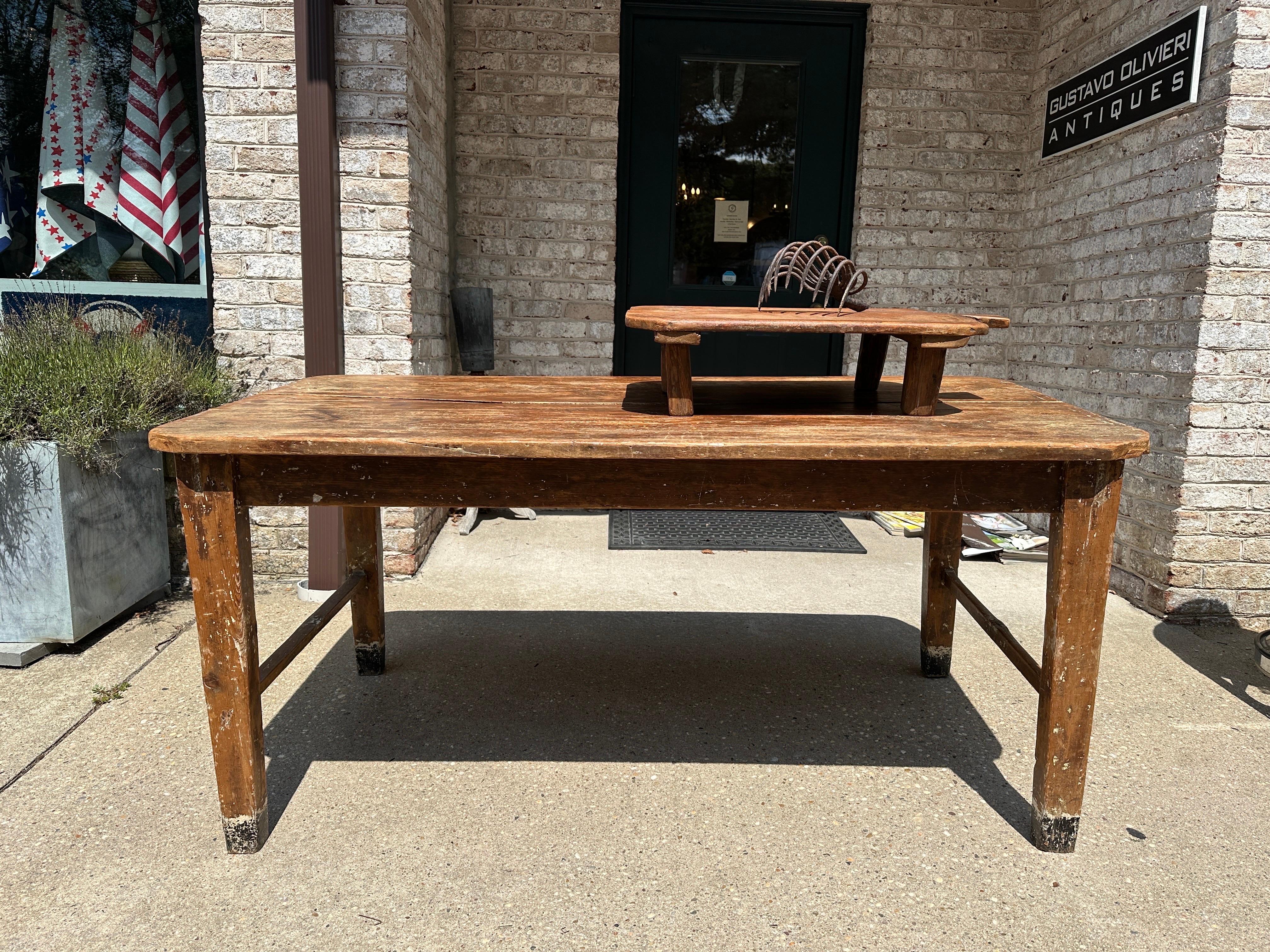 Italian Pine Primitive Farm Table 5