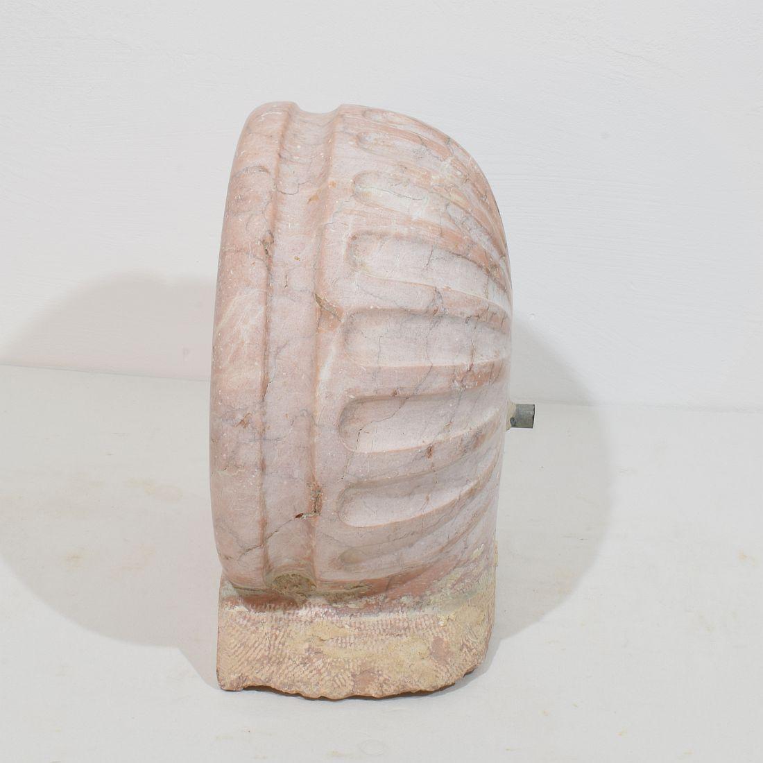 Italian Pink Marble 18th/19th Century Water Basin or Sink 5