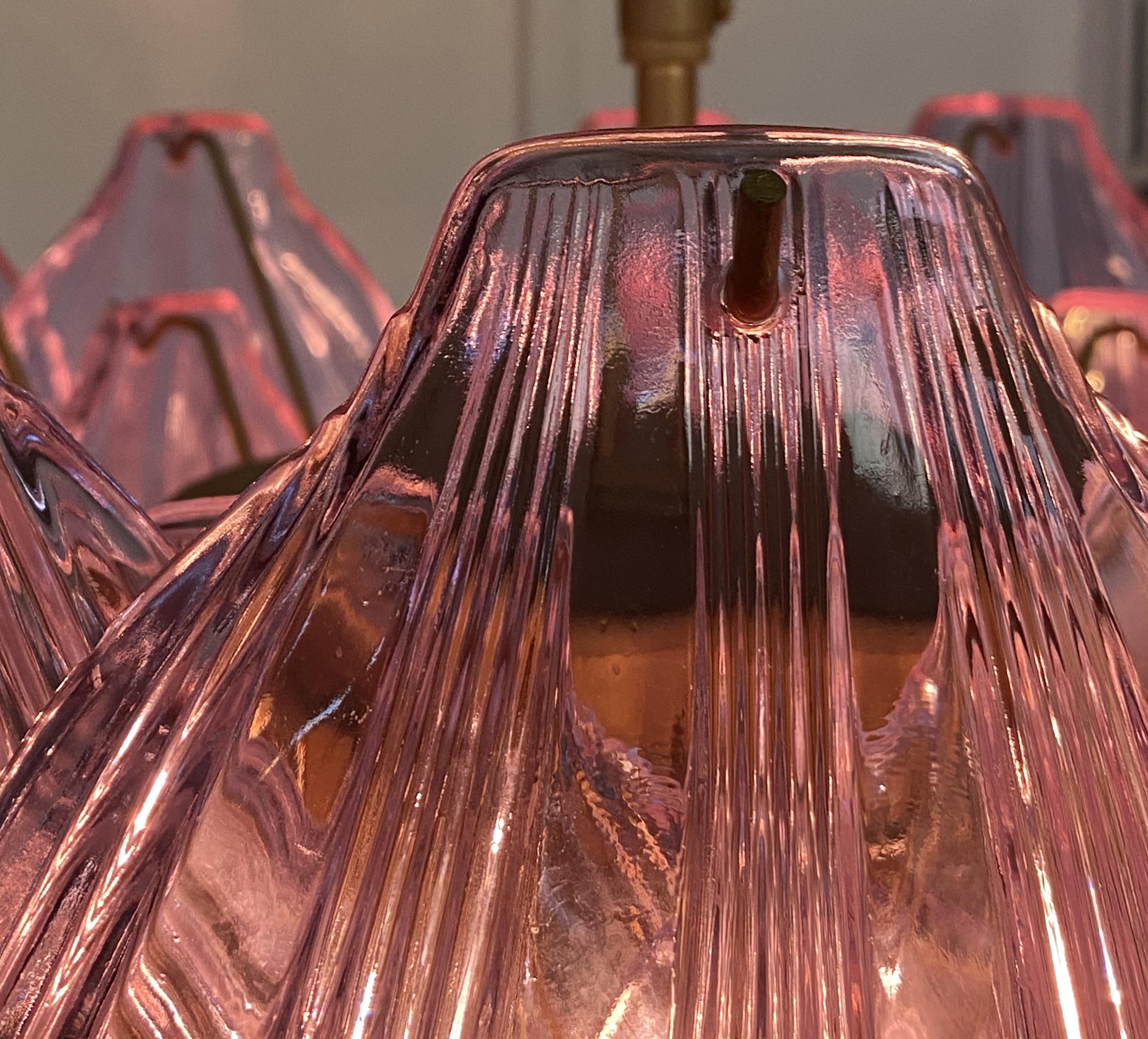 Araña italiana de concha rosa, Murano en venta 11