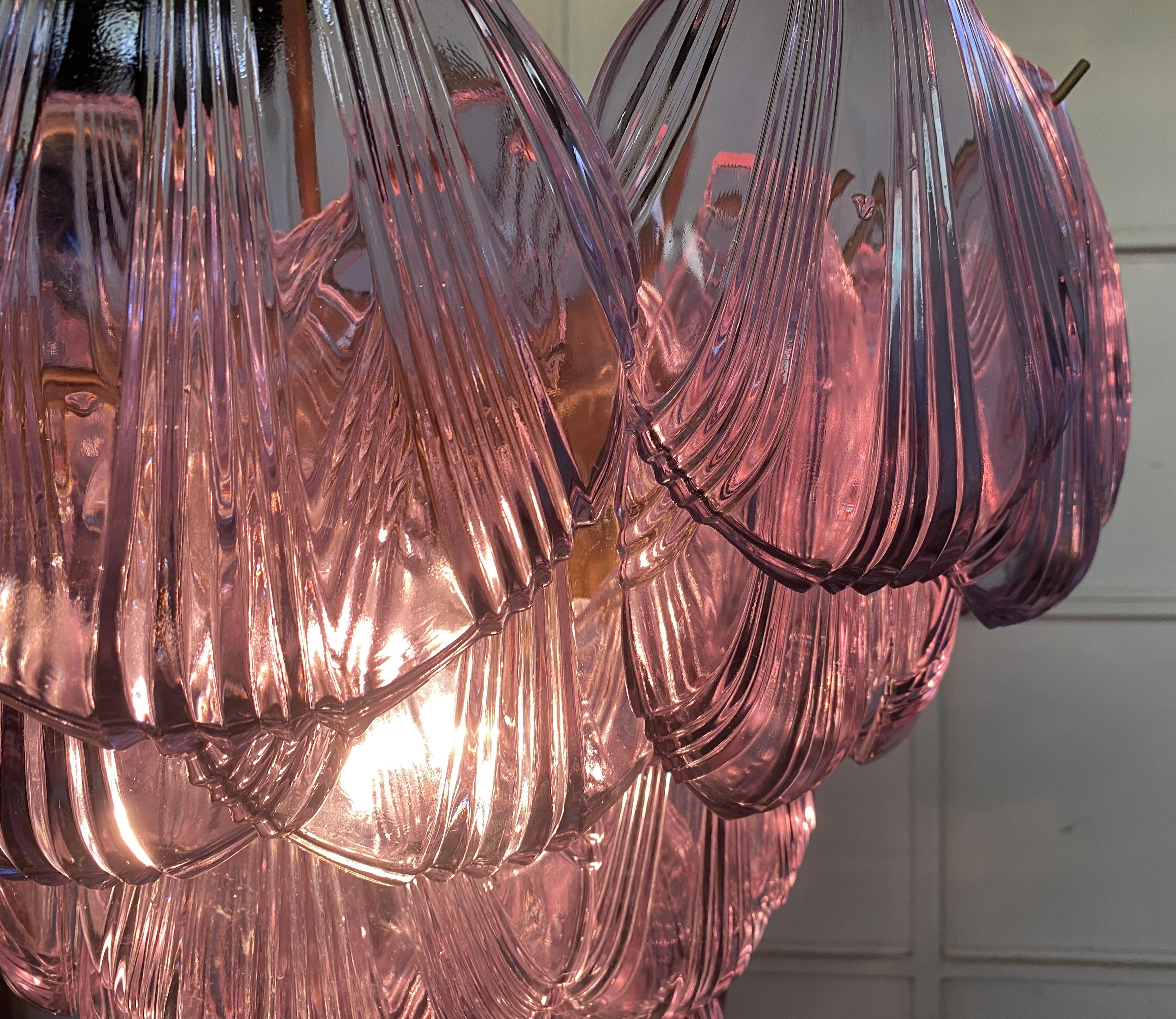 Araña italiana de concha rosa, Murano en venta 12