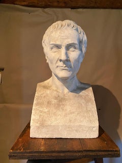 Busto italiano de escayola de César