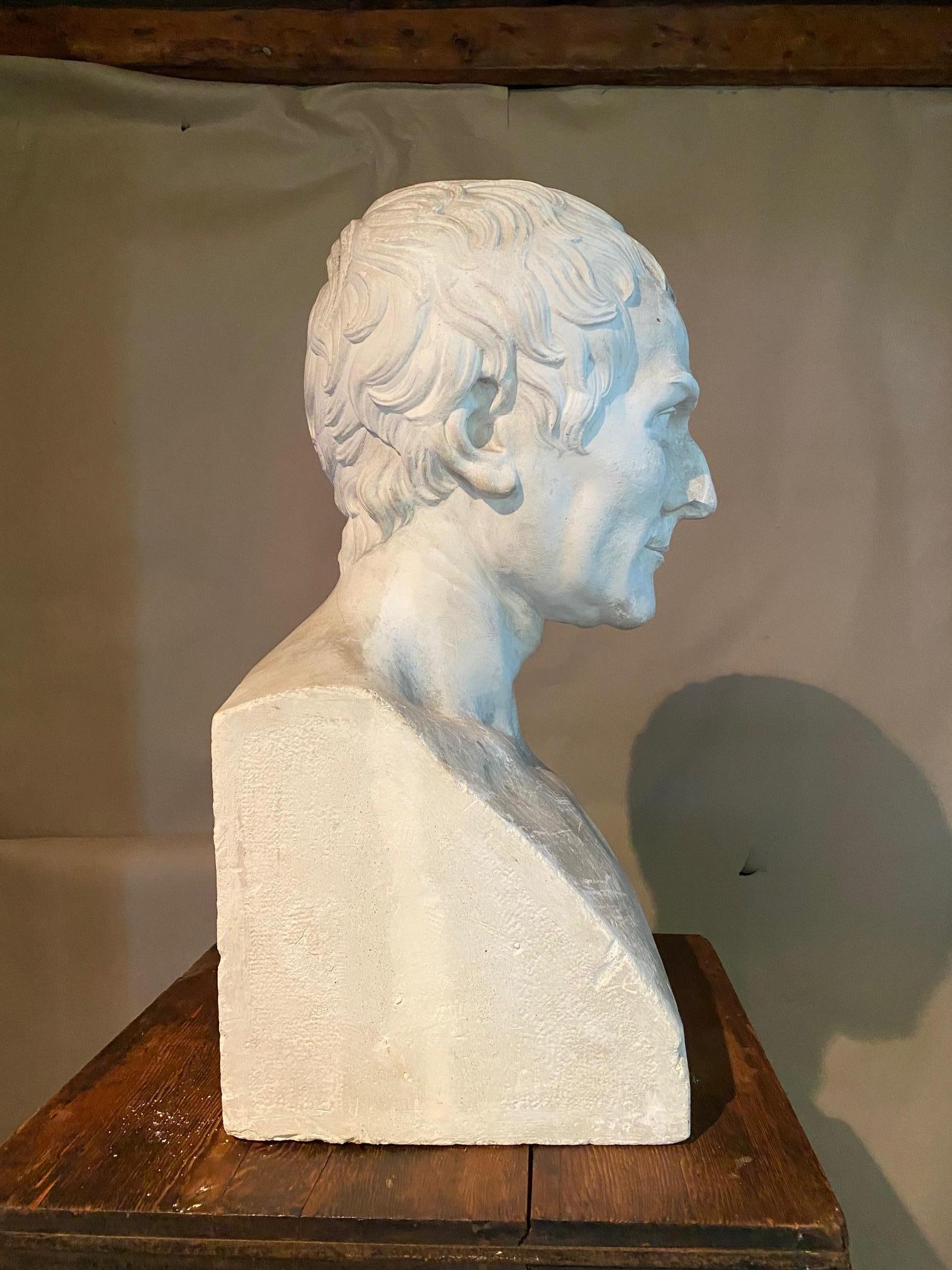 Italian Plaster Bust of Cesar 2