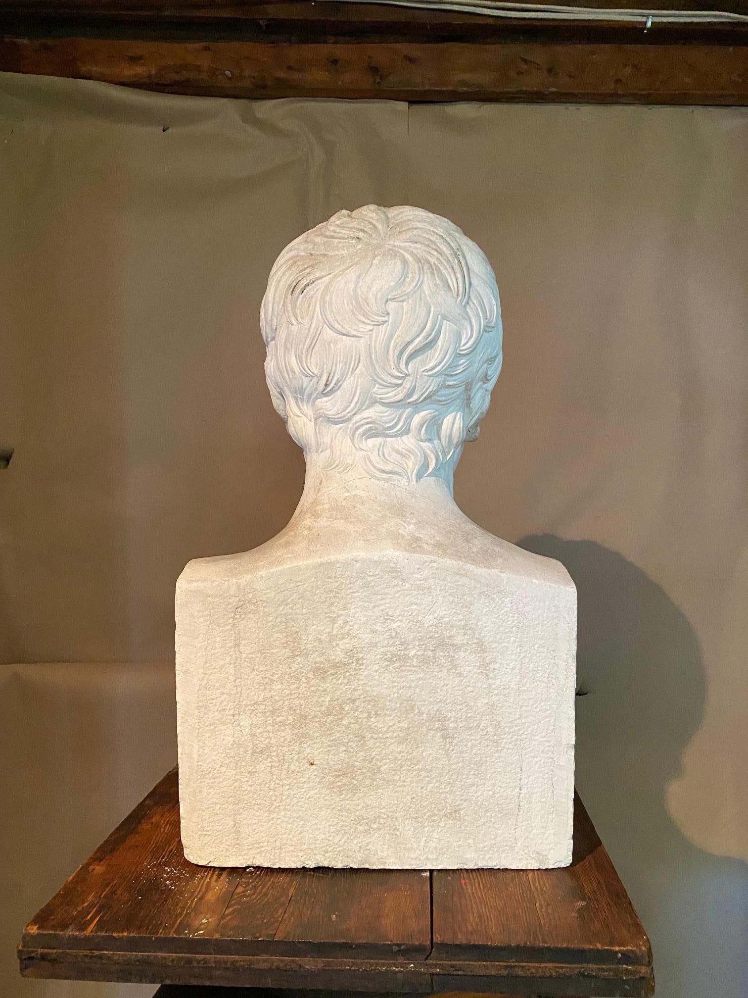 Italian Plaster Bust of Cesar 4