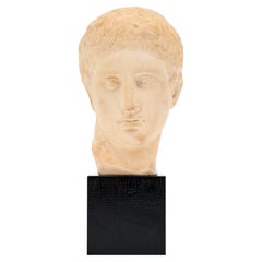Italian Plaster Doryphorus Bust Originally by Polykleitos