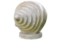 Italian Plaster Spiral Object Art Deco