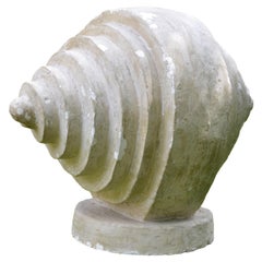Italian Plaster Spiral Object Art Deco