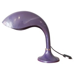 Italian Plastic and Metal Rhea Table Lamp by Marcello Cuneo for Ampaglas, 1960s