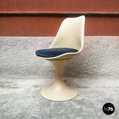 Italian Plastic Chairs, in Tulip Style, 1970s