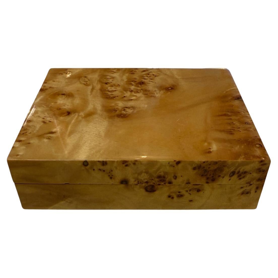 Italian Playing Card Box with Dual Decks, 1970s For Sale