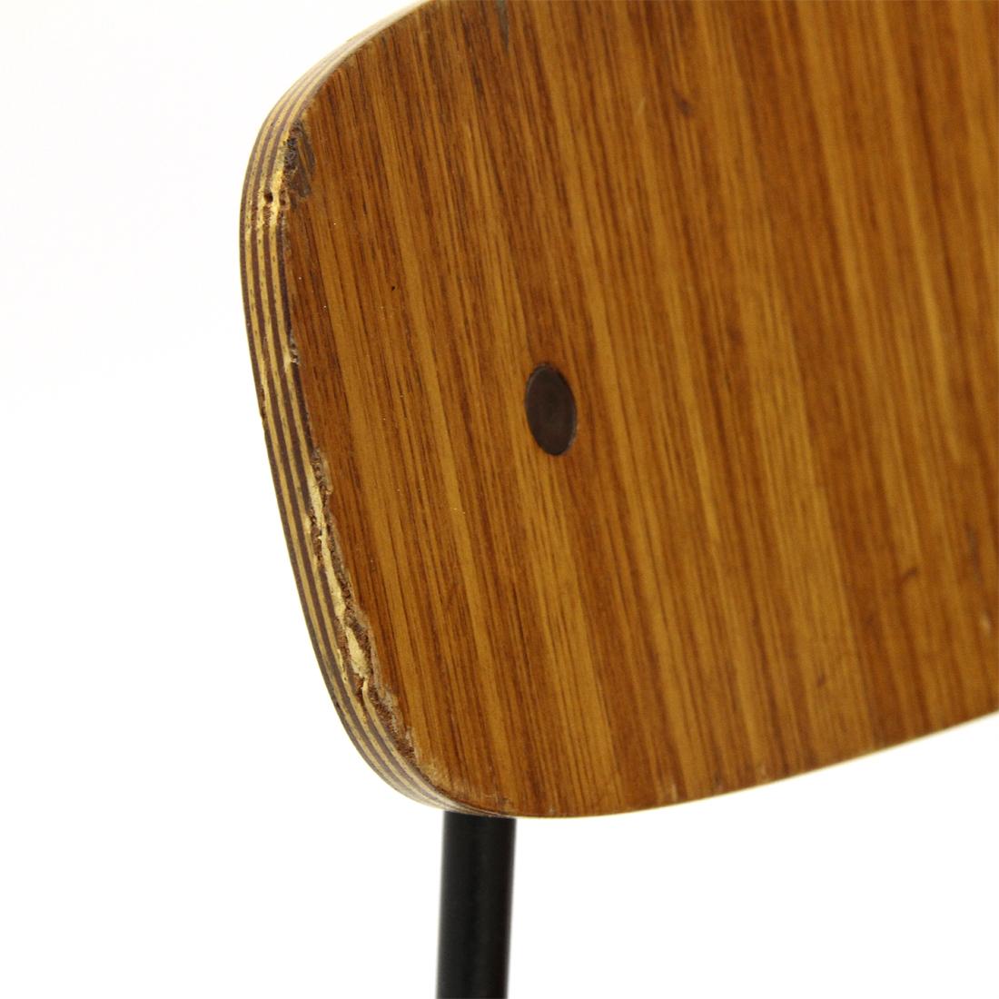Italian Plywood Chair by George Coslin for Faram, 1950s 5