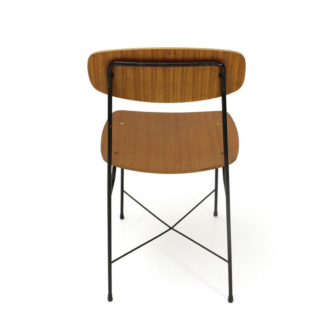 Mid-20th Century Italian Plywood Chair by George Coslin for Faram, 1950s