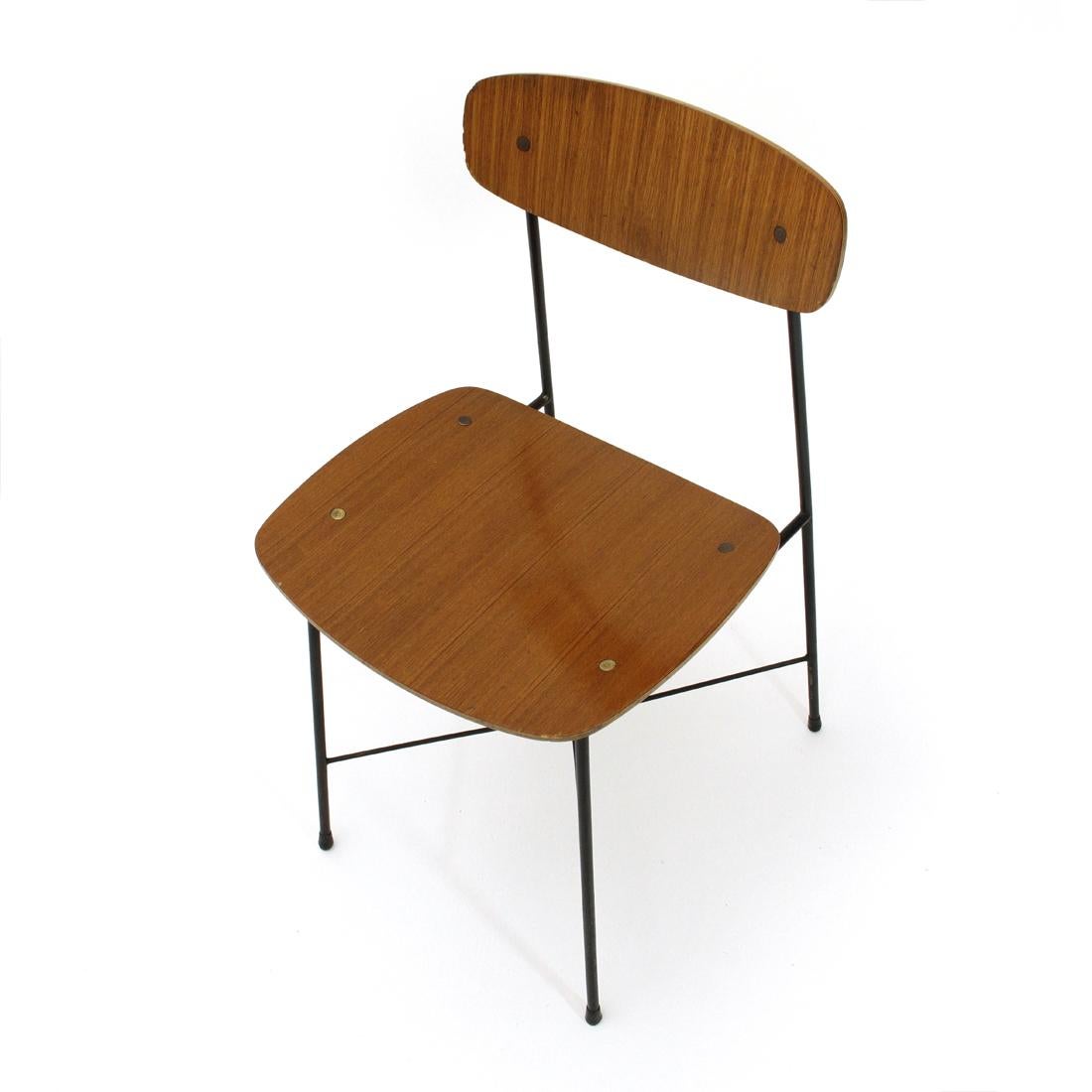 Italian Plywood Chair by George Coslin for Faram, 1950s 2