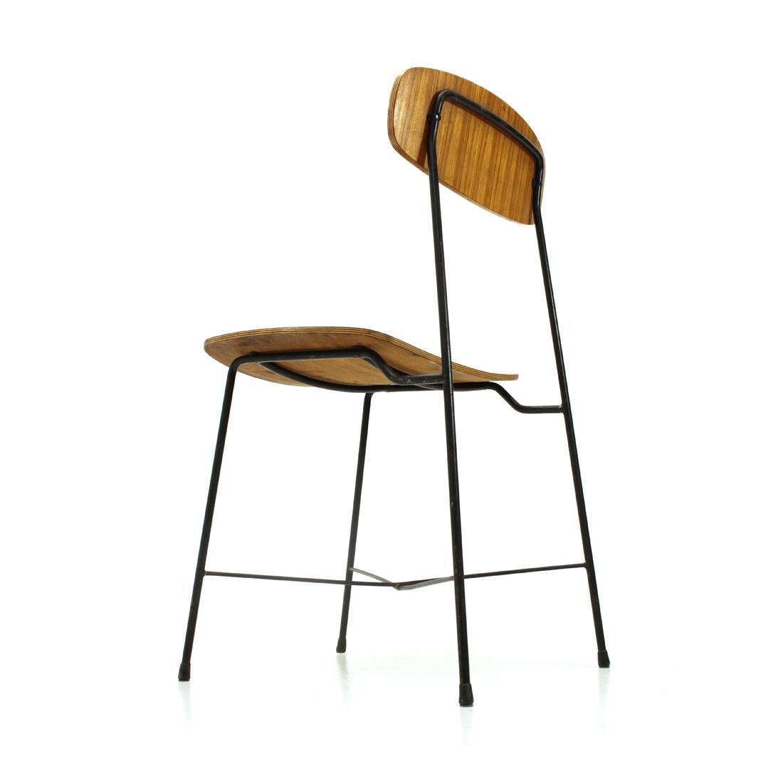 Italian Plywood Chair by George Coslin for Faram, 1950s 3