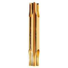 Italian Polished Brass Orgue Wall Sconce 1 of 5