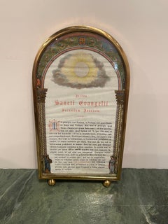 Italian Polished Brass Picture Frame, 19th Century