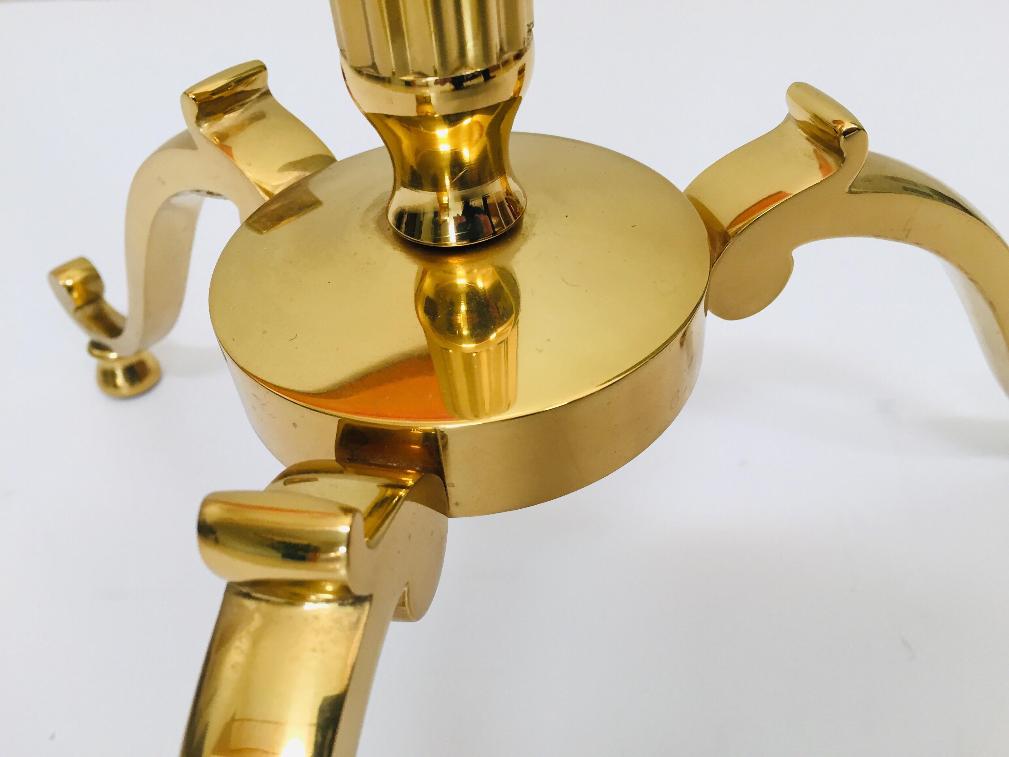 Post Modern Polished Brass Valet Stand, Italy 1970 For Sale 8