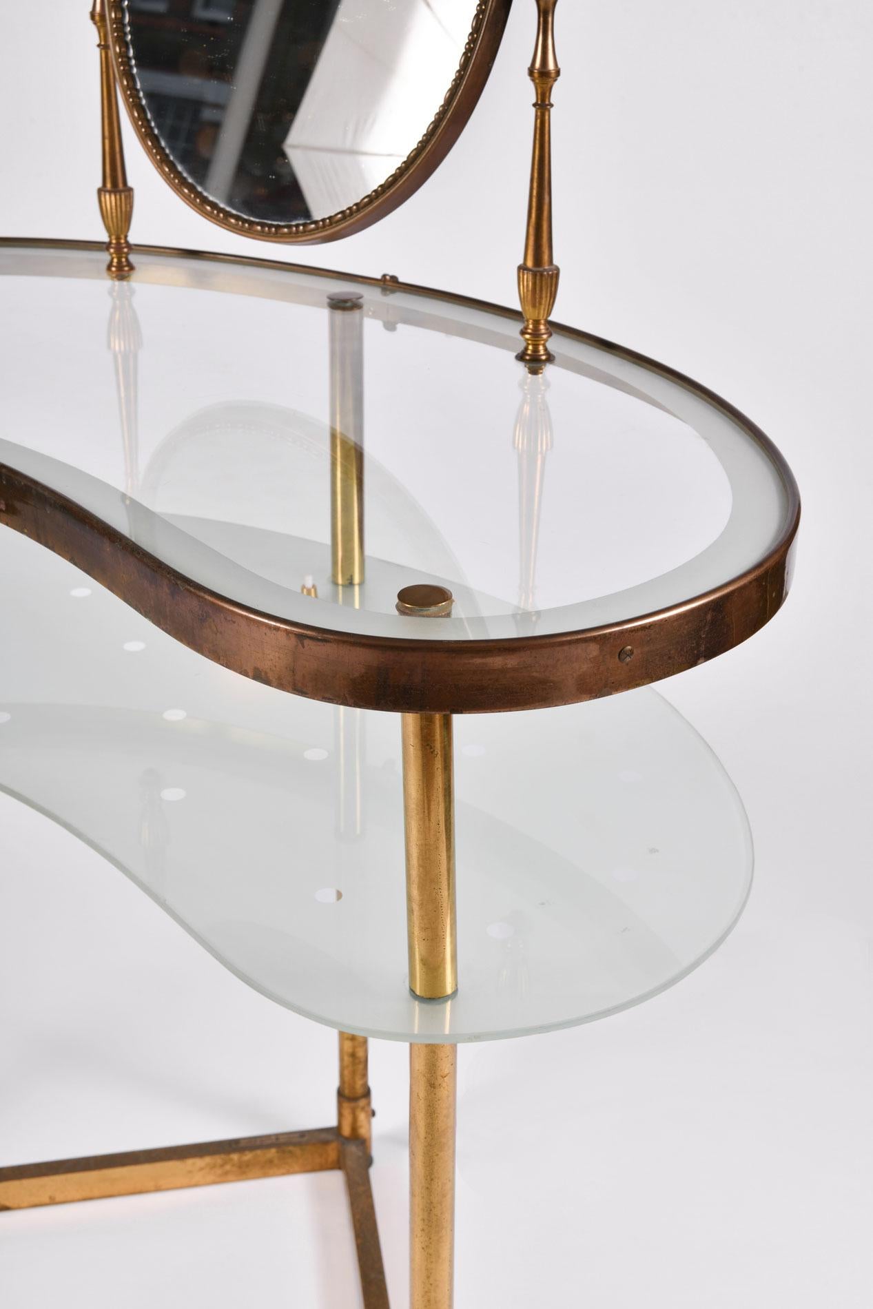 Mid-Century Modern Italian 'Polka Dot' Vanity (Dressing Table), 1950s