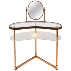 Vintage Italian 'Polka Dot' Vanity (Dressing Table), 1950s