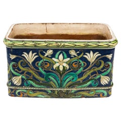 Italian Polychrome Majolica Cistern