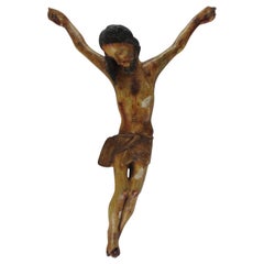 Italian Polychromed Crucifix