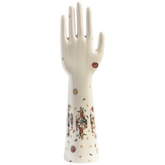 Italian Porcelain Anatomica the Hand, Tarot Cards Decoration by Vito Nesta