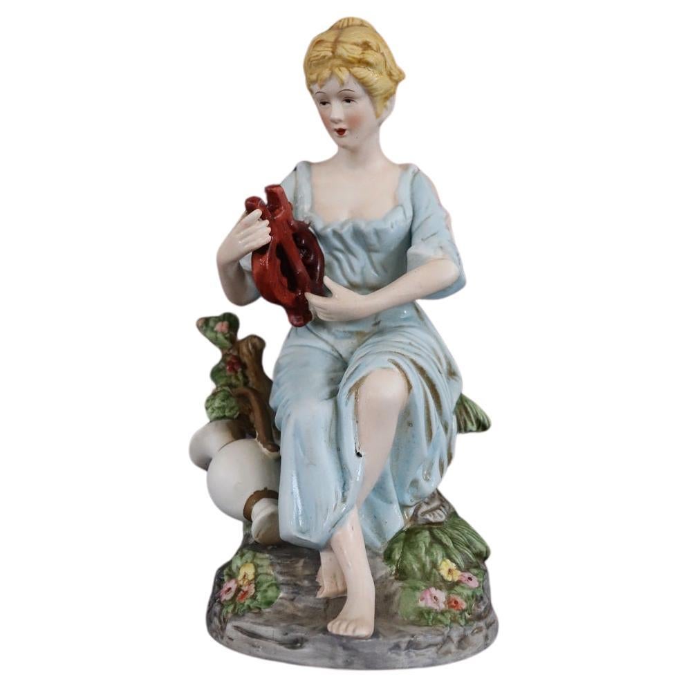 Galleta de porcelana italiana pintada a mano
